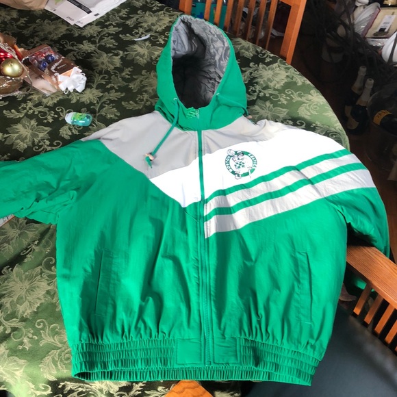 Mens Mitchell & Ness retro Celtics jacket - Picture 1 of 7